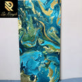 Springletile Luxury Customization Fliesen Glazed Polished Microcrystalline Wall Tile Design Blue Bathroom Tiles MegaBDM