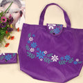 Hot Promotion Custom Reusable Folding Polyester Shopping Bags Premium Customizable Reusable Bags