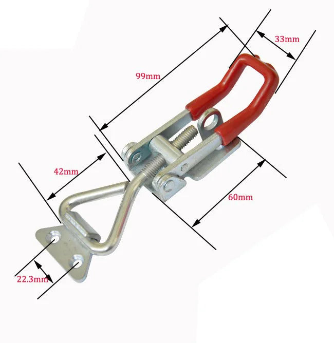 Stainless Steel Carbon Steel Galvanize Adjustable Toggle Clamp Latch Lock Stainless Steel Door Latch
