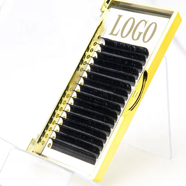 Professional Bulk 0.03 0.05mm Faux Mink Lash Extension Classic Individual Custom Private Label Dd Cc Curl Eyelash Extensions