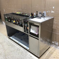Professional Bartender Table 304 Stainless Steel Fully Functional Accessories One Station Working Bench for Bar Service