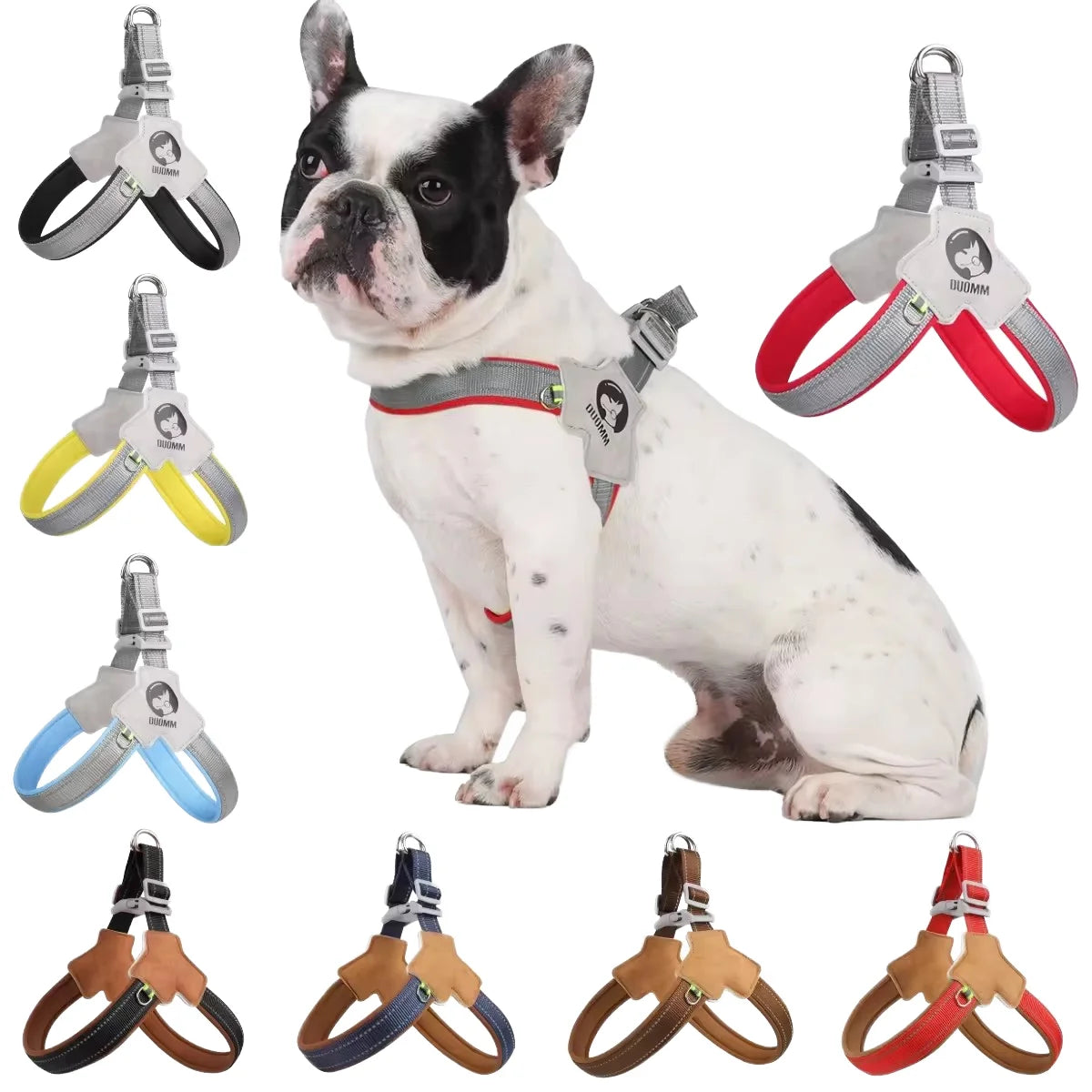 Factory Directly Wholesale Hot Selling XL Nylon Leather Pet Vest for Dogs Adjustable Fashionable Animal Simple Sport