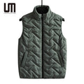 Custom logo Hot Products Autumn Winter Men Fashion Stand Collar Sleeveless Jacket Casual Plus Size 8XL Waistcoat