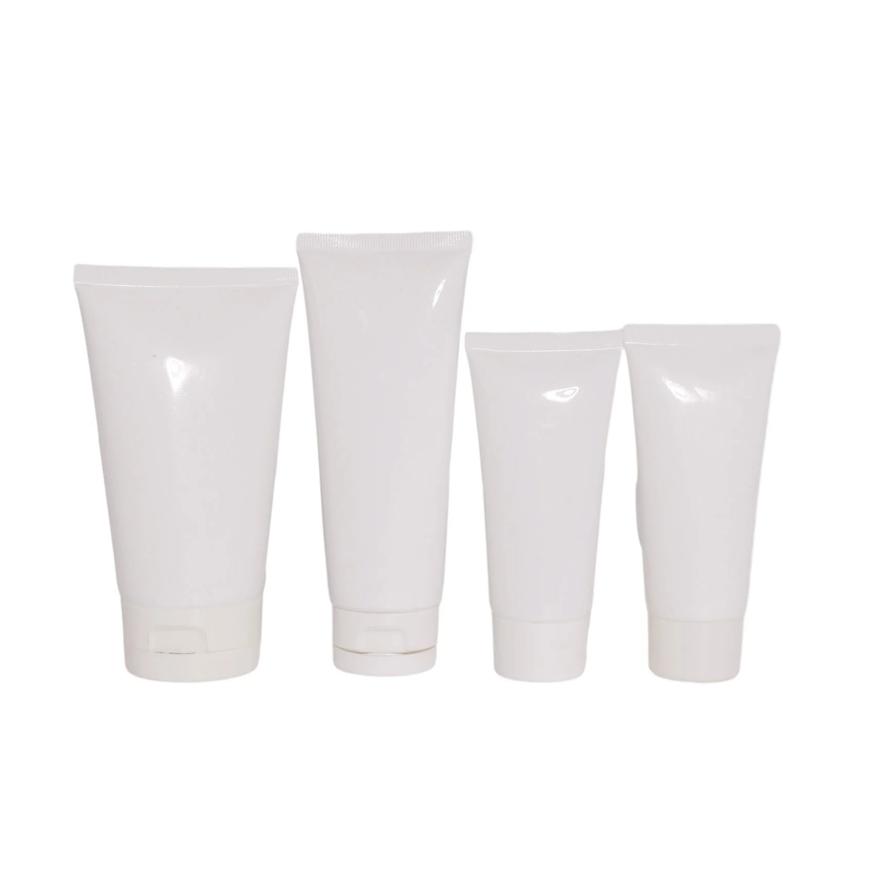Wholesale Cosmetic 5ml White Tubes Transparent Tube Factory Delivery Plastic Packaging 30ml 100ml