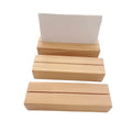 Wedding Party Events Decoration Wood Place Card  Wood Sign Table Number Holder Stands Name Card Holder
