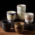 Wholesale Reusable Ceramic Coffee for Mugs Vintage Japanese Style Unique Tea Cups for Home and Catering Industry