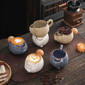 Coffee Cups Espresso Glazed Tea Vintage Set Ceramic Retro Cup Mug