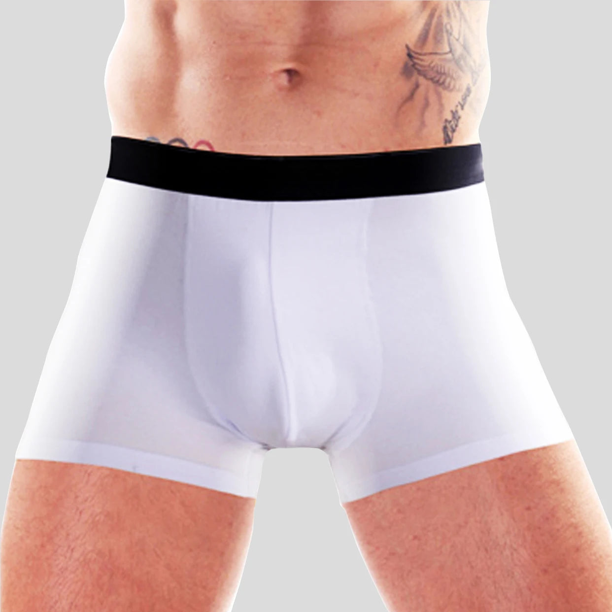 Diffornet Men's Boxer Shorts & Briefs-Spandex/Cotton Knitted Fabric Quick Dry Eco-Friendly Anti-static Breathable
