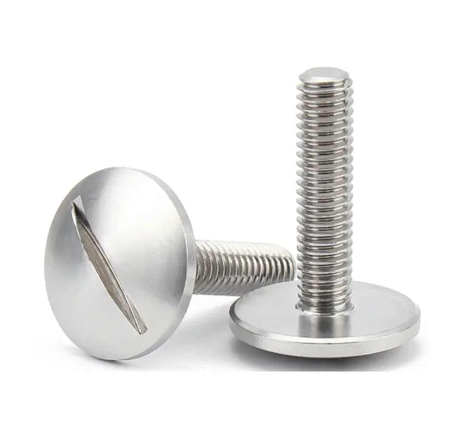 OEM Custom Stainless Steel Slotted Big Round Head Bolt Slotted Decorative Screw