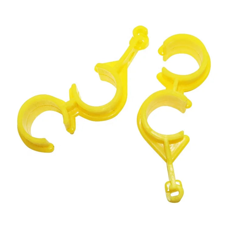 Chicken Drinking Fountain "S" Hooks Poultry Drinking Plastic Pipes S Clips Clamp Hook MegaBDM