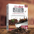 Slim Best Keto Super Green Herbal Vegan Instant Coffee Sugar Cream Meal Replacement Shake for Paleo Keto Detox Diets Bitter