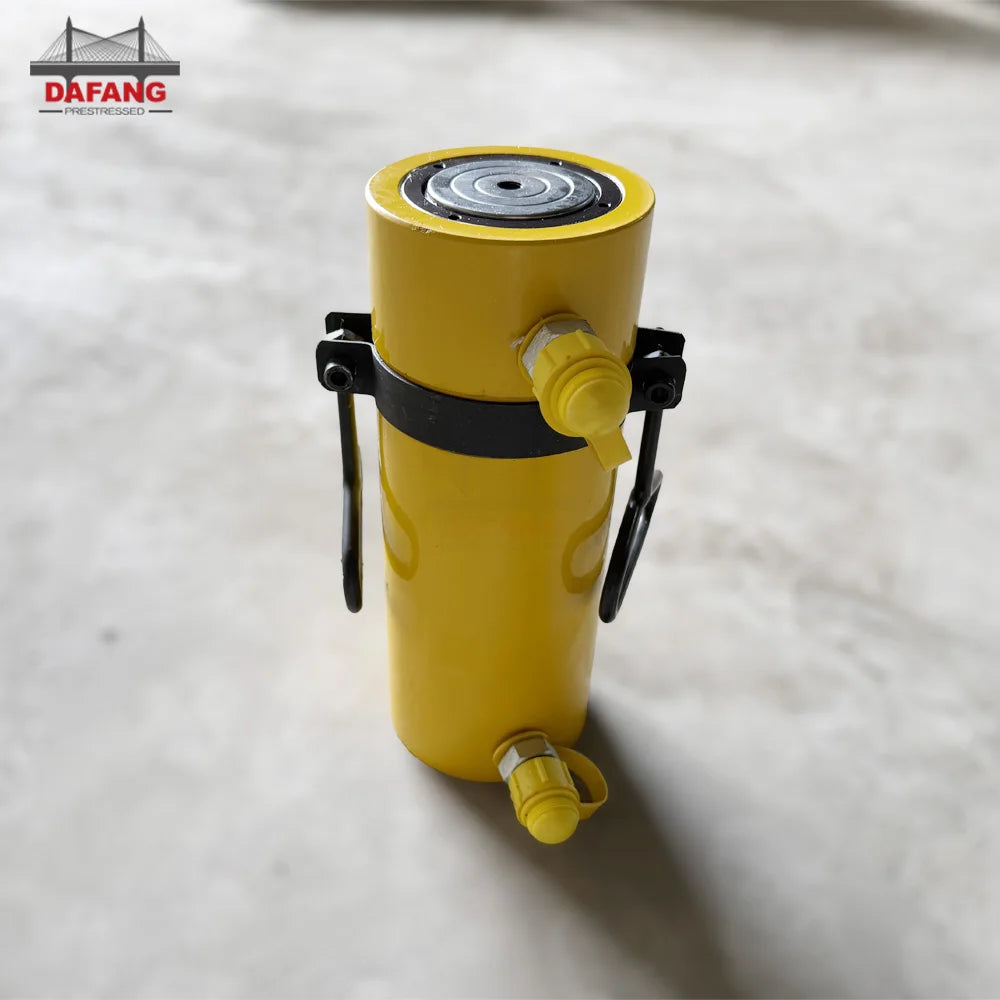Prestressed Gata Hydraulica Hydraulic Lift Jack 300 Ton 100 Ton Cheap Double Action Hydraulic Cylinder with Pump