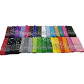 Wholesale Low Price Multi Colors Promotional Tie Dye Paisley Polyester Bandana Neck Scarf in Stock