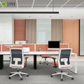 Xinda Clover SLD-WS6 1400mm Official Modern European Style 6-Person Office Workstation Desk Metal Iron Extendable 10-Year