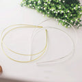 Hot Sale New  Gold Plated Metal Double Headband for Crown Base