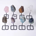 Wholesale Various Natural Raw Rough Stone Crystal Stone Bookends in Free Form-Rose Quartz Amethyst Business Gifts