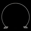 Factory Wholesale Portable Wedding Balloon Arch Round Metal Frame Bracket Party Supplies for Weddings and Events