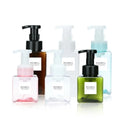 Ready Ship Empty Cosmetic Packaging PETG Plastic Foaming Soap Dispenser Pump Sprayer 250ml Square Liquid Soap Screen Printing