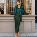 Premium Wrapped Buttock Fishtail High-class Banquet Off-the-shoulder Evening Gown