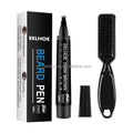 Men Waterproof Long Lasting Coverage Repair Shape Filler With Brush Beard Pencil