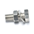 Assembled Inox 304 Full Thread Hexagon Bolt with Nut and Washer