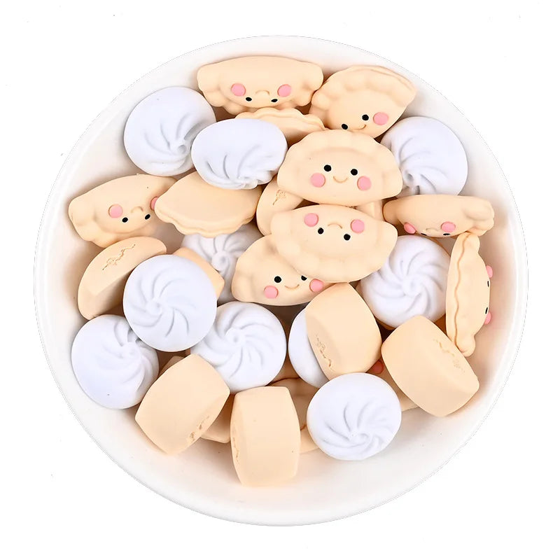 Resin Simulation Food Flat Back Resin Charms Cabochon for Slime Filler Kid DIY Mobile Phone Hairclip Keychain Decoration Craft