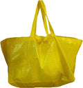 Ruthbag Extra Large Plastic PP Woven Storage Laundry Shopping Bags Water-Resistant Handles Shoulder Closure Daily Use Moving