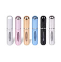 Bottom Filling 8ml 5ml Mini Refillable Perfume Bottles Travel Size Aluminum Perfume Atomizer Spray Bottle