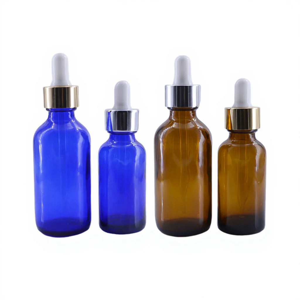 Custom Wholesale Guangdong for Brand Cosmetic Glass Dropper Bottles for Beard Oil 5ml/10ml/15ml/30ml Sizes