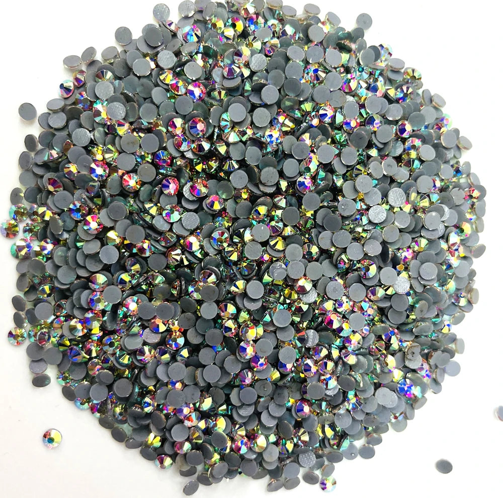 Lucky Bulk Top Shine  Ss6-ss50  12-16 Cuts 70 Colors Rhinestones Hotfix Rhinestones  Hotfix Cristal  Iron on Rhinestone Glass s