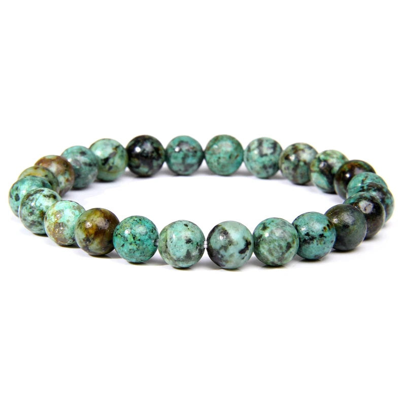 Nice Chakra Beaded Bracelet Men 8mm Natural Stone Lava Tiger Eye Matte Black Onyx Healing Beads Stretch Charm Yoga Women Jewelry MegaBDM