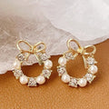 Fashion Gold Plated Stud Earrings Earrings Star Flower Heart Earrings for Women Party Jewelry Gift