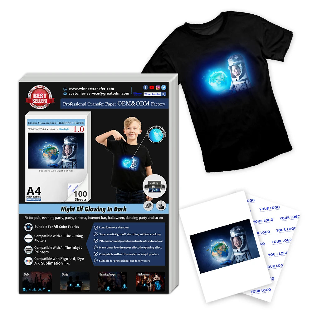 Winner Transfer  Well Quality Inkjet Heat Transfer Paper for T Shirts