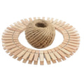 Tailai Natural Wooden Clothespins Mini Photo Paper Peg Pin Graft Clips Pictures Strings s Pins Art Craft Photo Hanging Clips.