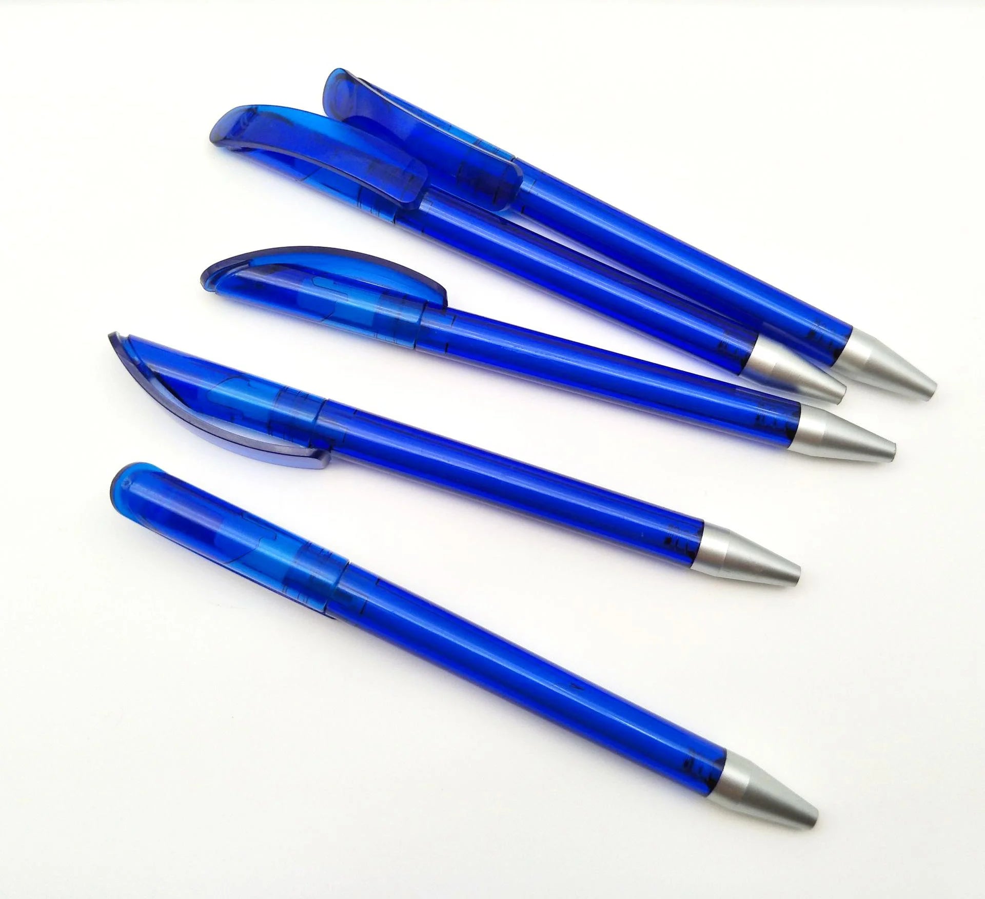 Customizable Blue Ink Ballpoint Pen Creative Design Plastic Twist Pen with Personalized Logo Promotional Item