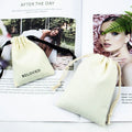 Wholesale Tulip Tree Cotton Linen Bags Custom Logo Option Silk Screen Printing Drawstring Closure for Crafts Gifts Photo Frames