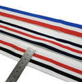 Factory Sale 4cm Durable Flat Stripe Jacquard Ribbon Elastic Band 100% Polyester for Sportswear