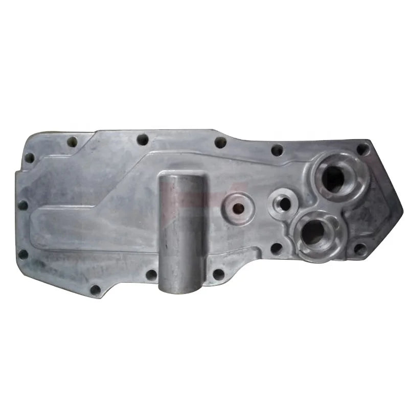 Excavator Parts 6D102 Engine PC200-7 Oil Cooler Cover 6735-61-2220