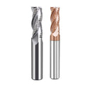 HRC55 Solid Tungsten Carbide CNC Wave Edge Rough End Milling Cutter 3/4 Flutes Coated for Aluminium/Steel Customizable
