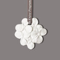 Wholesale Hanging Car Wardrobe Air Freshener Scented Ceramic Hydrangea Flower Aroma Plaster Porcelain Essential Oil Diffuser