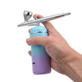 2023 Aluminum Cordless Portable Airbrush Kit Model Painting Airbrush Set with Gravity Feed New & Compressor Included