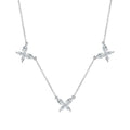 S925 Sterling Silver Female Personality Cold Wind Butterfly High-End Sense Mother Daughter Womens Gold Jewelry With Names