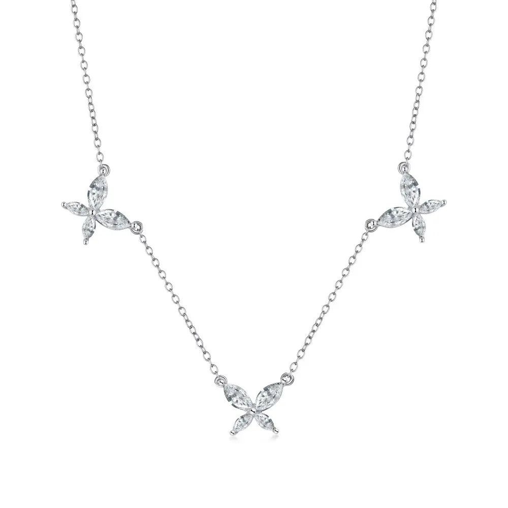 S925 Sterling Silver Female Personality Cold Wind Butterfly High-End Sense Mother Daughter Womens Gold Jewelry With Names