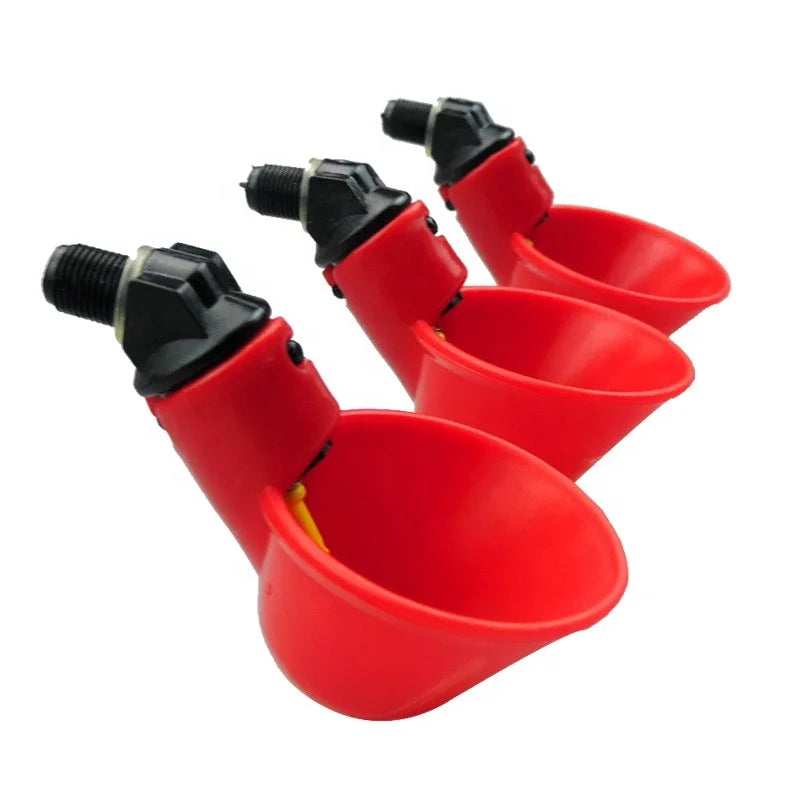 Automatic Plastic Poultry Pigeon Water Drinker Bowl Backyard Chicken Flock Duck Bird Water Feeder Quail Cage Water Drinkers