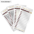 NAGARAKU Shape a  Fish Tail  Spikes Eyelash Extension Easy to Apply a Shape Lashes Natural Superroots  Mink False Eyelashes