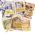 Hollowed out Card Packs Frames Collection Series Handbook Base Collage Material 6 Models 15 Sheets Per Pack Promotional Memo Pad MegaBDM