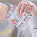 2026 New Design Wholesale Cosmetic Nail Polish Sticker Nail Wraps