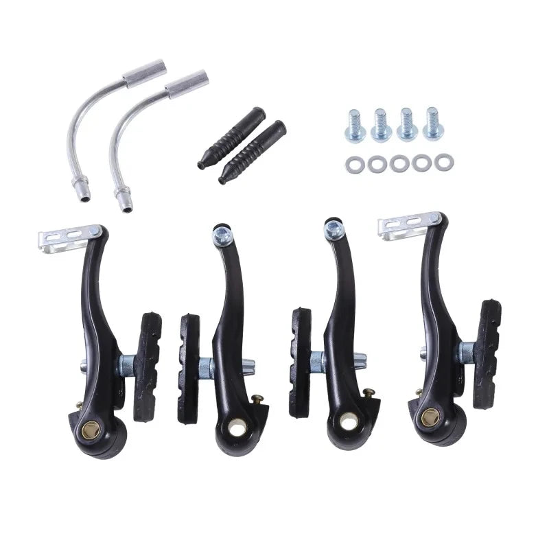Aluminum Alloy Mountain Bike V Brake Front/Rear for Road Bikes-Black/Silver Model VBR-121