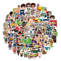 100Pcs America TV Show the Big Bang Graffiti Stickers