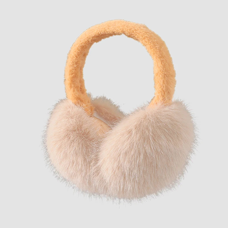 Fashion Girls Folding Earmuff Boy Winter Warmer Plush Fur Ear Cover Fluffy Ear Muffs